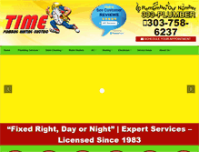 Tablet Screenshot of 303plumber.com